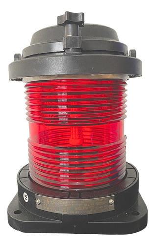 Luminária Luz Navegação Vermelha 360º Certificada - 24v