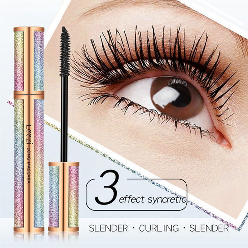 Rímel Star Long, Thick Roll Up, À Prova De Suor, Sem Halo, N