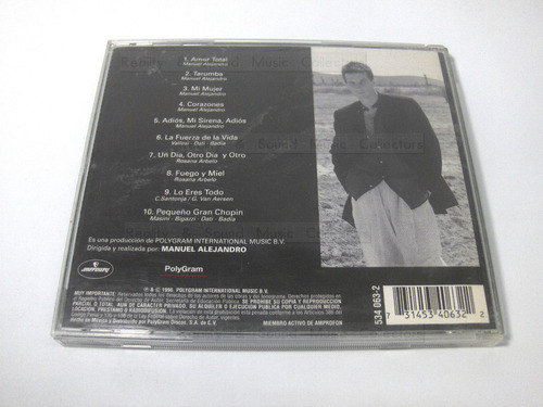 Emmanuel Amor Total Cd Polygram Mex 1996 (Usado)