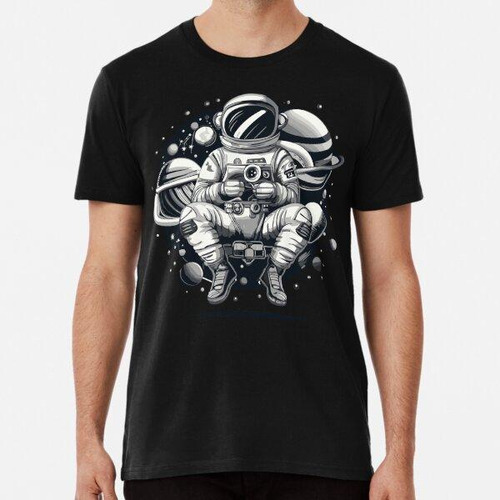 Remera Astronauta, Galaxy Space, Vector, Vintage, Algodon Pr