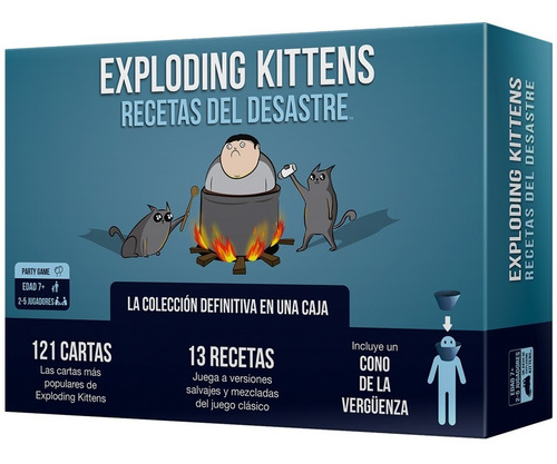 Juego De Mesa Exploding Kittens Recetas Del Desastre