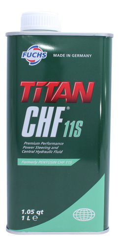 Aceite Hidraulico Fuchs Titan Chf 11s - Bidon 1 Lt