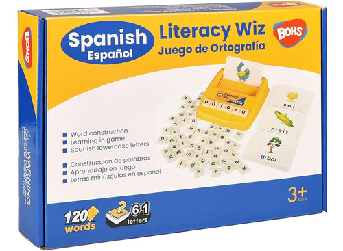 Juego Ortografía Bohs 60 Tarjetas Flash, Español, Preescolar