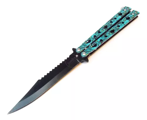 Mariposa Navaja Balisong De Practica sin filo 22 cms Entrenamiento