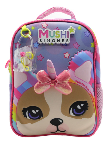 Mochila Escolar Cresko Simones Mushi 12 Pulgadas Espalda 