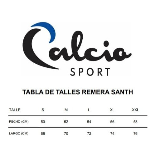 Imagen 3 de 4 de Remera Camiseta Deportiva Hombre Running Santh Calcio