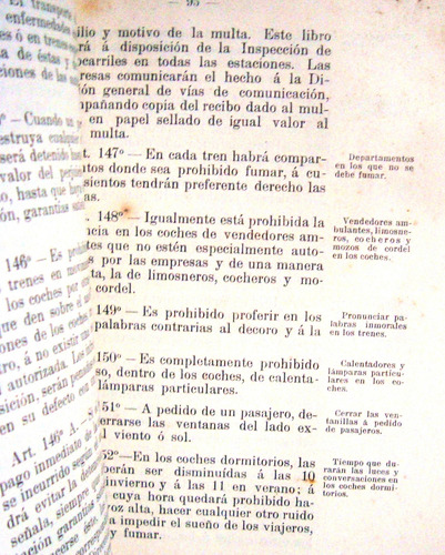 Ferrocarril Ingles Argentina 2 Mapas Ley Reglamento 1911 (Usado)