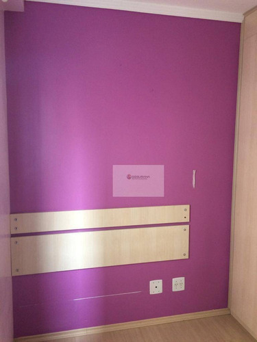 Excelente Apartamento Com 2 Dormitórios, Sacada E 1 Vaga Na Vila Guarani - Ap0217