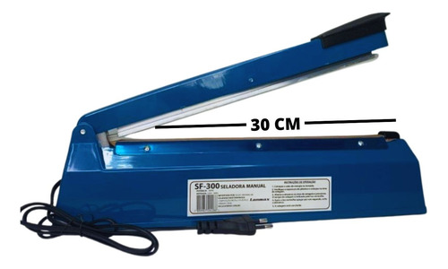 Seladora Manual Portátil 300w Embalagens Plásticos 30cm