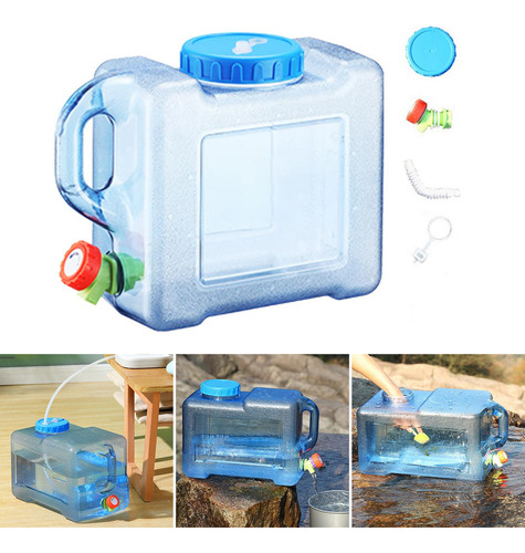 Recipiente De Agua Para Acampar Con Grifo 5 Litros