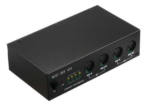 Convertidor De Audio 4x4 Box 2i4o Midi Midi Con Interfaz De