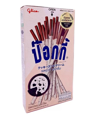 Pocky Palitos Bañados Con Cookies And Cream 45 Gr.