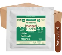 Comprar Pack X 6 Moringa Fidel Hojas De Moringa Orgánica (30 G)