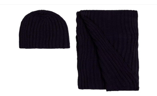 Gorro Y Bufanda Conjunto De Polo Hombre Y Mujer
