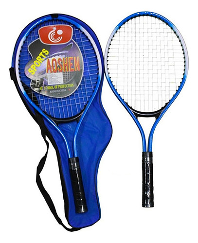 Raqueta De Tenis Pro Con Funda Adulto Azul O Rojo - Sportex