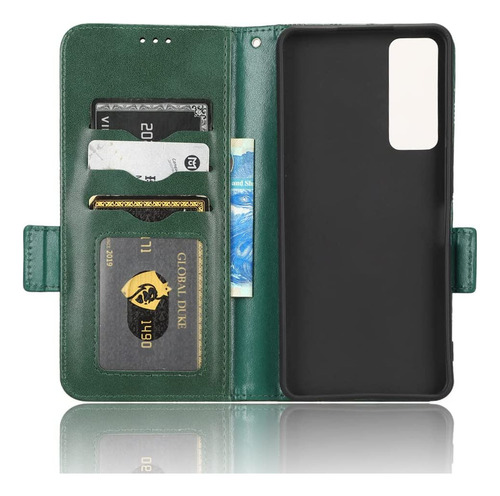 Funda De Piel Con Tapa Para Tcl 30 Plus T676j T676k Cb5902