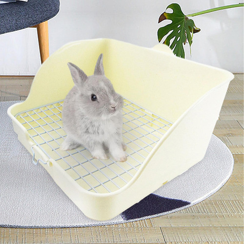 Caja De Arena Para Conejos, Inodoro, Orinal, Lecho Esquinero