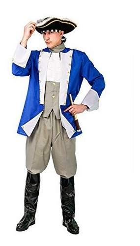 Disfraz Talla L Para Hombre De General Colonial Cosplay