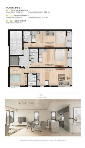 Imagen 11 de 30 de Departamento Monoambiente En Venta Construcción Centro