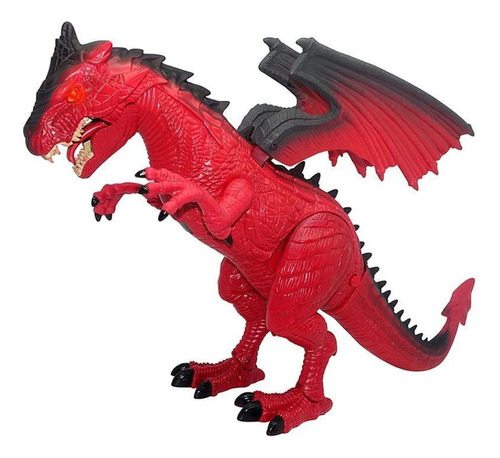 Dragon Articulado Camina Luz Y Sonido Mighty Megasaur 80073