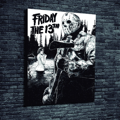 Cuadro De Pelicula De Terror Friday's The 13th Martes 13