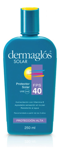 Protector Solar Dermaglós Fps40 Emulsión X250ml