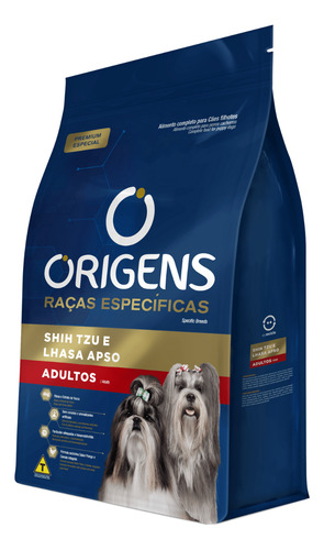 Origens Cão Adulto Shihtzu/lhasa 3kg