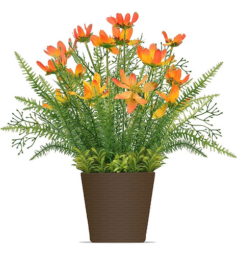 Luxsego Flores Artificiales, Seda Coreopsis Flores Falsas, P