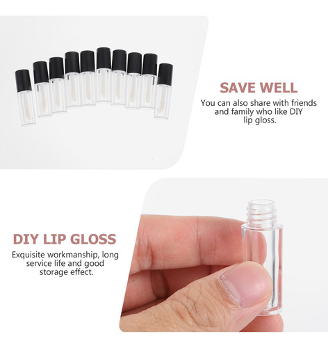 Envases De Brillo Labial, Tubo Vacío De Brillo Labial Nese,
