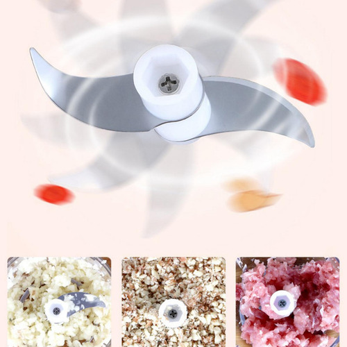Mini Cortadora De Ajo Eléctrica, Procesador De Comida 100ml