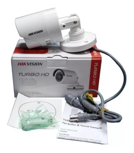 Imagen 2 de 9 de Pack 4 Camara Hd 720p Exterior Hikvision P/ Dvr Tvi Ahd Cvi