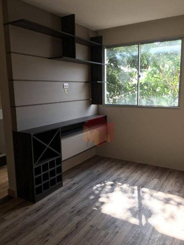 Imagem 3 de 12 de Apartamento Com 2 Dormitórios À Venda, 50 M² Por R$ 220.000,00 - Chácara Letônia - Americana/sp - Ap0298