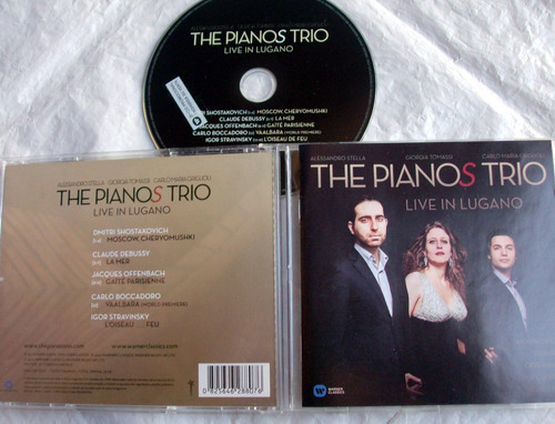 The Pianos Trio - Live In Lugano / Cd 2014 Nuevo Promo  