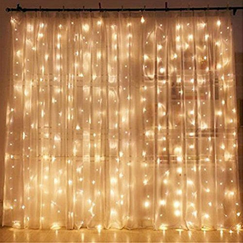  300 Led Cortina De Ventana Cadena De Luz Fiesta De Bodas