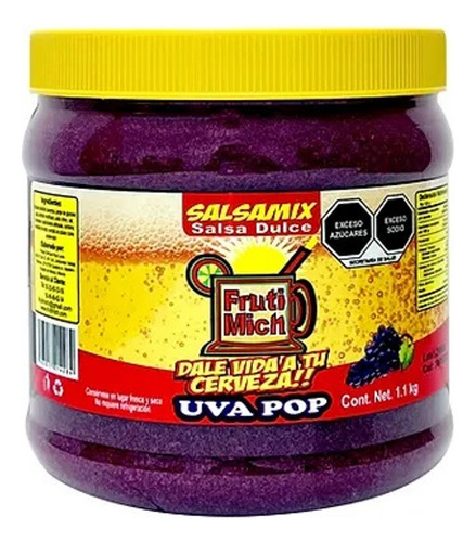 Salsa Frutimich Uva Pop Para Ricas Micheladas