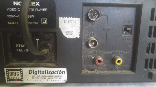 Video Cassettera Marca Noblex A Reparar