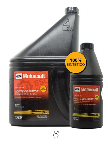 Kit De Aceite Motorcraft 5w30 Sintético Ford Fiesta X 5 Lts