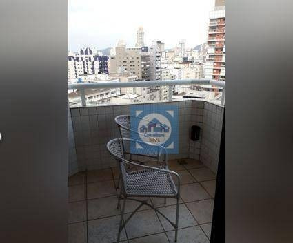 Imagem 5 de 23 de Flat Com 2 Dormitórios Para Alugar, 60 M² Por R$ 3.900/mês - Boqueirão - Santos/sp - Fl0071