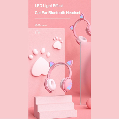 Audifonos Bluetooth Inalambricos Diadema Manos Libres Led Hd