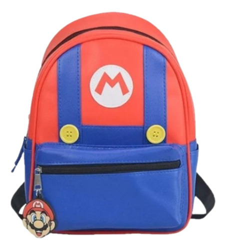 Mochila Con Colgante Mario Bros