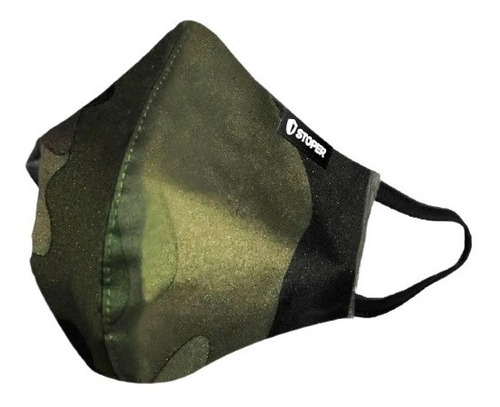 Tapa Boca Barbijo Neoprene Stoper Camuflageado Reutilizable