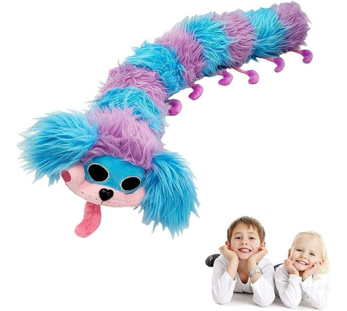 Imagen 2 de 9 de Juego De Peluche (pj Pug-a-pillar 60 Cm) Poppy Playtime Game