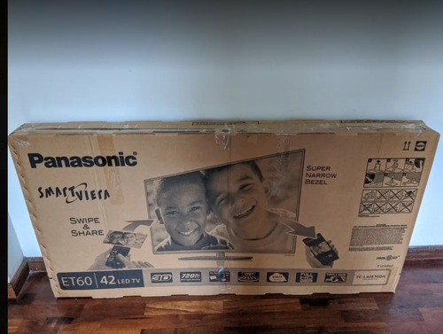 Panasonic Tc-l42et60a Wi-fi Full Hd 3d Smart Led Tv
