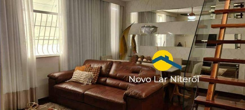 Imagem 2 de 15 de Cobertura Duplex Toda Reformada No Miolo De Icaraí 3 Quartos Com Vaga. - 145