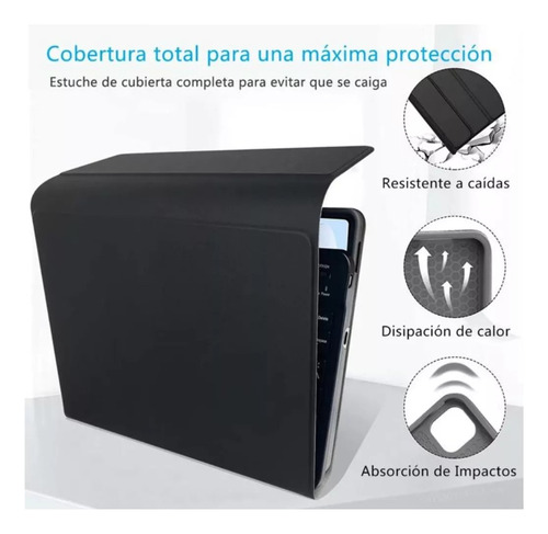 Funda Con Teclado Negro Para iPad Air 4ta/5ta 10.9 Español
