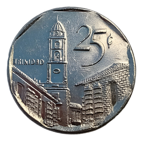 Moneda Cuba 25 Centavos (Usado)