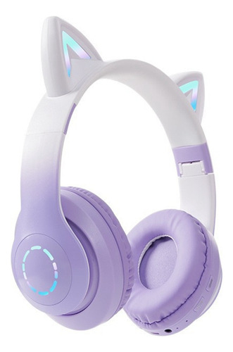 Auriculares Con Luz De Flash Led, Bonitos Auriculares Inalám