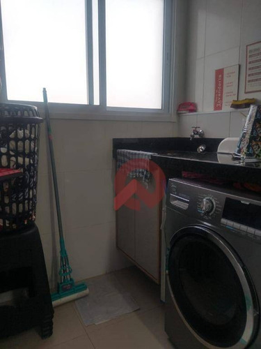 Imagem 13 de 13 de Apartamento Com 1 Dormitório À Venda, 47 M² Por R$ 299.000 - Vila Guilhermina - Praia Grande/sp - Ap3348