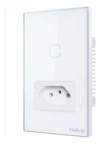 Tomada Interruptor Inteligente 10a Wifi Izy Smart Ets 2001