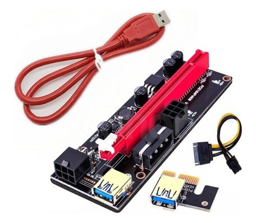 Kit X25 Unidades Riser Pcie Vers 009s 16x Cable Usb Usados